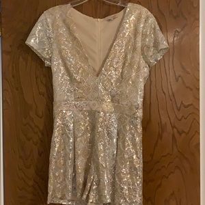 Giani Bini Sequined Romper